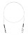 2ks - Fluorokarbonové Lanko BOMB! s Obratlíkem a Karabinkou Nosnost 9kg