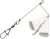 2ks - Príslušenstvo pre trblietky Savage Gear Easyon Buzzer Bait Arm M Silver
