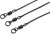 3kom - Gotova Montaža Korda Kable Leadcore Leader Ring Swivel 50cm