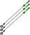 3kom - Indikator Trakker Bobbin Clinga Old Skool Kit Zelena