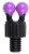 3kom - Isječak za najlon Fox Black Label Bobbin Clip - Purple