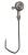 3kom - Jig glava Gunki Jig Foot Pike Natural 5/0 Težina 5gr