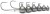 3kom - Jig glava Rage Jig Head X 3/0 5gr