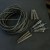 3kom - Set kopči i cjevčica Avid Outline Lead Clip Tubing Kit