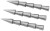 3kom Stoper Za Mamce Mikado Wolfram Jaws 16mm 0,89gr