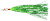 3kom - Suknjice Zavrtne Decoy Makisasu Fiber F-12 Veličina S Chartreuse