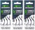 3kom - Udica Korda Spinner Hook Sections Barbed