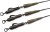 3ks - Hotová Montáž Korda Kable Leadcore Leader Hybrid Lead Clip 50cm Weed