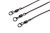3ks - Hotový Náväzec Korda Leadcore Leader Ring Swivel Weed/Silt