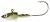 3ks - Jigová Hlavička Berkley PowerJig Deep Olive Pearl Velikost 3/0 17,5g