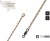 3ks - Návazec Delphin TheEND Leadcore + Swivel 1m
