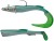 3ks Realistična mamac Berkley Power Sandeel 21cm - 130gr Ayu Green