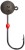 4 kom - Jig glava Illex Magic Tungsten Micro Round Težina 3,5gr #1