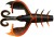 4kom - Gumena Mamac Illex Magic Craw 8cm 7,9gr Magic Pumpkin Craw