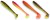 4kom - Gumeni Mamac Crazy Fish Vibro Fat 10cm 8,4gr