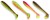 4kom - Gumeni Mamac Crazy Fish Vibro Fat 12cm 13gr