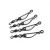 4kom - Sigurnosne kopče za olovo Black Cat Pellet Pro Mega Lead Clip