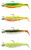 4ks Gumena Mrena Savage Gear Cannibal Shad Darkwater MIX 10cm 9+10gr 3/0