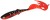 4ks - Gumová Nástraha Mikado Sicario Pike Tail 8,5cm Red Tiger