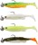4ks - Gumová Nástraha Savage Gear Fat Minnow T-Tail RTF 13cm 20g Dark Water Mix