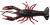 4ks - Gumová Nástraha Savage Gear NED Craw 6,5cm 2,5g Black/Red