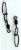 4ks - Karabinka s obratlíkem Berkley Mc Mahon Cross-Lok Snap/Swivels Velikost 7