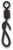 4ks Uže s karabinom Aquantic Quick Connect Swivel Veličina 2/0