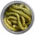 55kom - Crvi Berkley PowerBait Power Honey Worm 2,5cm Žuti sa šljokicama