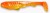 5kom - Gumeni Mamac Crazy Fish Tough 7cm 2,55gr 15D Fire Orange