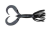 5kom - Gumeni Mamac Keitech Little Spider 3,5" 8,9cm 2,7gr Black