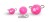 5kom - Olovno Olovo Dnipro Lead Čeburaška Fishball Pink Luminescent Težina 18gr