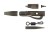 5kom - Set Fox Edges Tubing Leadclip Kit Naturals