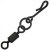 5kom - Vrtilica Giants Fishing Heli Swivel with Quick Snap
