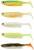 5ks - Gumená Nástraha Savage Gear Fat Minnow T-Tail 9cm 7gr Dark Water Mix