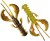 5kom - Gumeni Mamac Crazy Fish Nimble 10cm 6,1gr 4D Chart Swamp