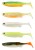 5ks - Gumová nástraha Savage Gear Fat Minnow T-Tail Dark Water Mix 10,5cm 11g
