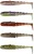 5ks - Gumová nástraha Savage Gear Gobster Shad 7.5cm 5g Clear Water Mix