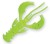 6 kom - Gumena Mamac Crazy Fish Nimble Plovajući 8cm 54 Green Acid