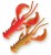 6 kom - Gumena Mamac Crazy Fish Nimble Ploveći 8cm 15D Fire Orange