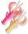 6 kom - Gumena Mamac Crazy Fish Nimble Plutajući 8cm 13D Breskva