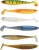 6kom - Gumeni Mamac Berkley Cullshad Slim Mixpack Dark Water 10cm 5gr