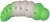 6kom - Gumeni Mamac FreshLures Mokhnatka 1,8" 4,6cm 2,93gr #418