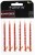 6kom - Gumeni mamac Westin BloodTeez Worm 7,5cm 1g Indigo UV Red