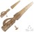 6kom - Sigurnosne kopče Zfish Lead Clip Set & Tail Rubber Cone