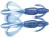 6ks - Gumena Mamac Keitech Crazy Flapper 4,4" 11,2cm 12gr Sapphire Blue