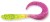 6ks - Gumová Nástraha Crazy Fish King Tail 6,5cm 12/20 Kiwi/Ultraviolet