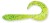 6ks - Gumová Nástraha Crazy Fish King Tail 6,5cm 20 Kiwi
