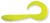 6ks - Gumová Nástraha Crazy Fish King Tail 6,5cm 6 Chartreuse