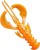 7kom - Gumeni Mamac Crazy Fish Nimble 6,5cm 2,3gr 18 Carrot