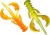7kom - Gumeni Mamac Crazy Fish Nimble 6,5cm 2,3gr 18D Citrus